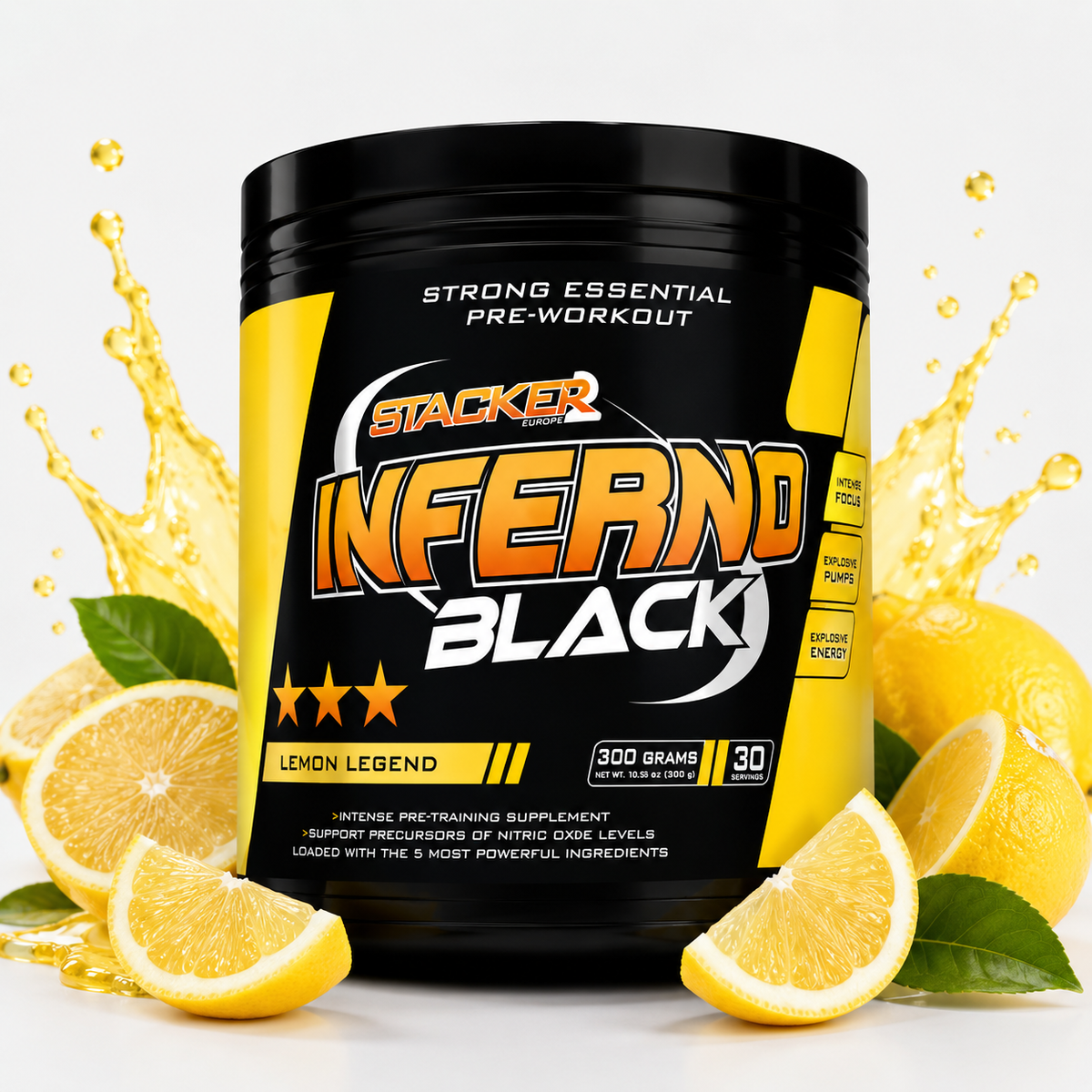 Stacker2 Inferno Pre-Workout – Lemon