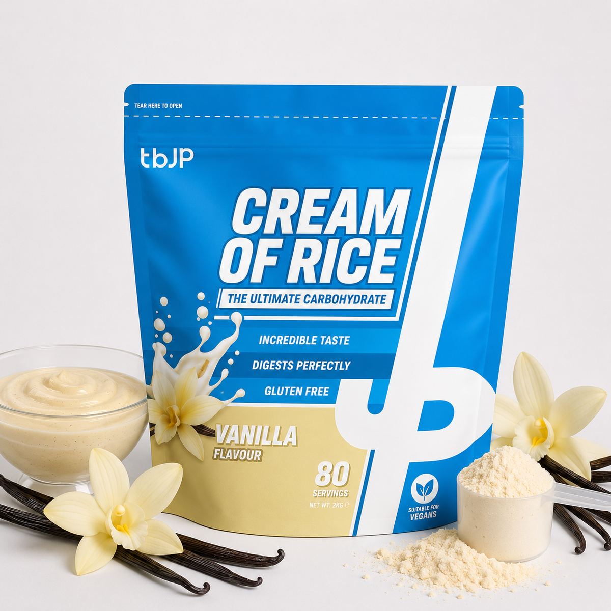Trained By JP Cream of Rice 2kg – Vanilla