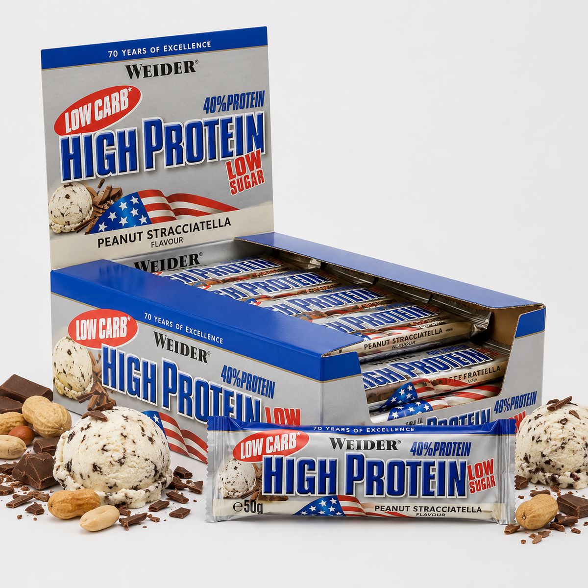 Weider Hi Protein Low Carb Bar