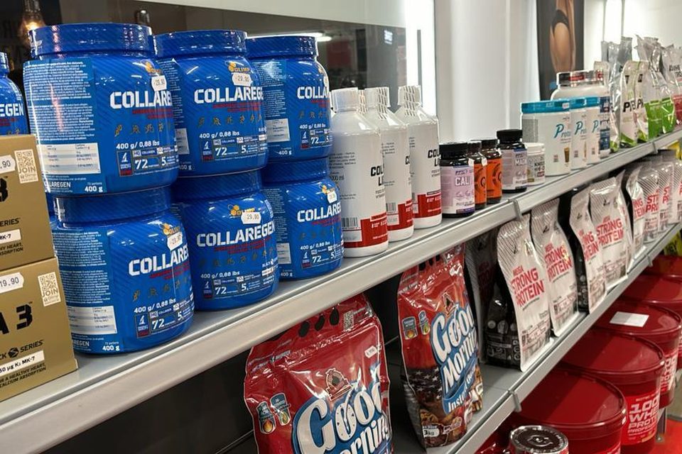 Productstellingen in de MUSKLE winkel in Roosendaal
