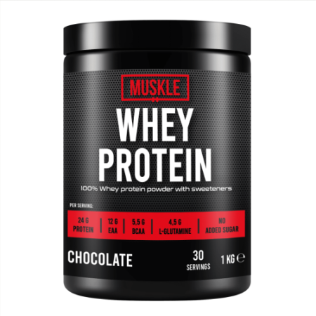 Muskle 100% Whey protein 1kg - only online