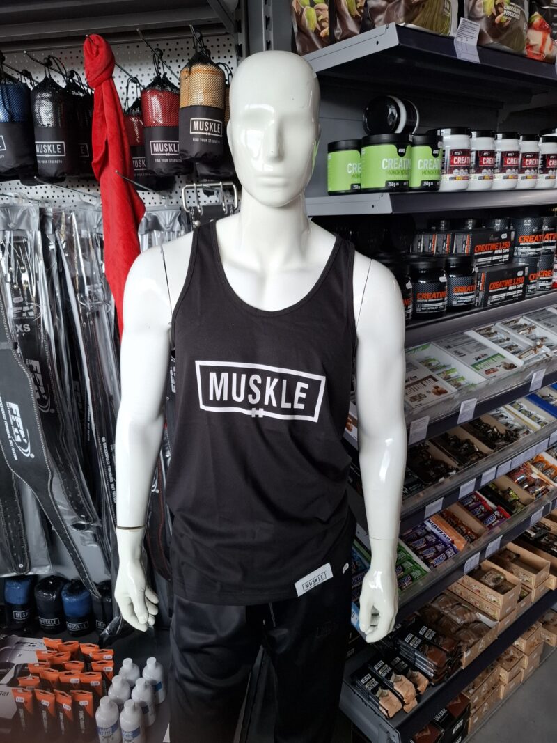 Muskle Tanktop Zwart - Muskle.com