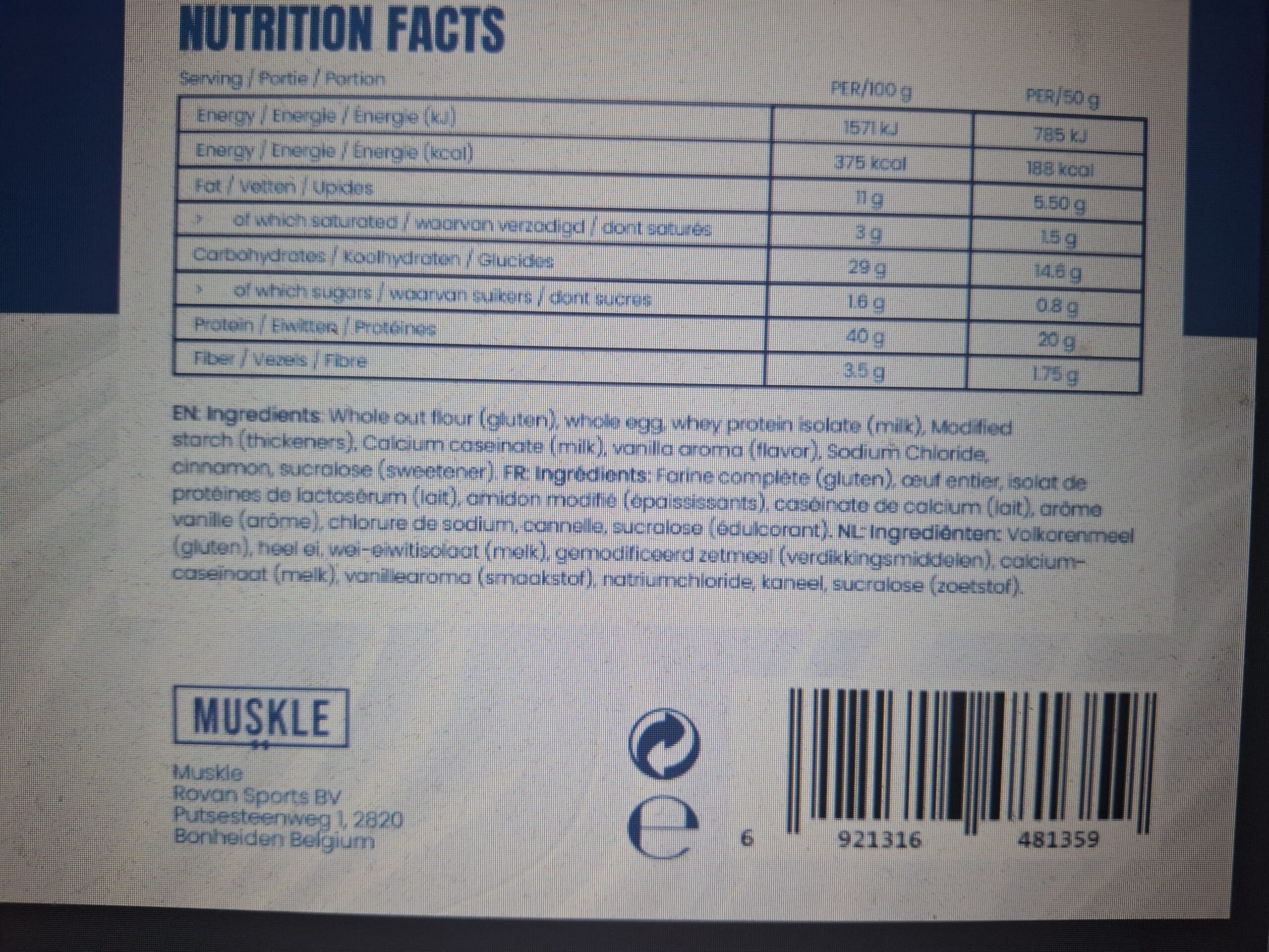 Muskle High Protein Pancake